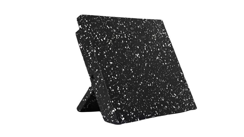 Foldable Magnetic Knife Holder Block Stand - Black/White