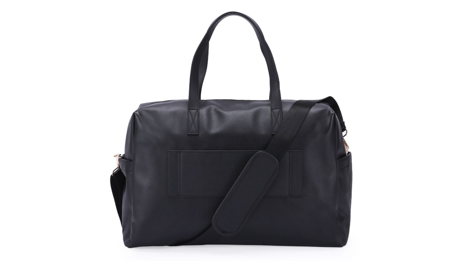 Kate Hill Overnight Bag with Strap Black Harvey Norman