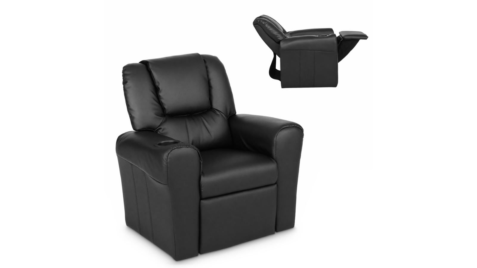 Keezi Kids Luxury Recliner Sofa - Black