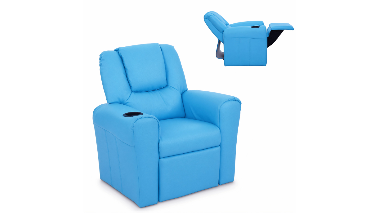 Keezi Kids Luxury Recliner Sofa - Blue