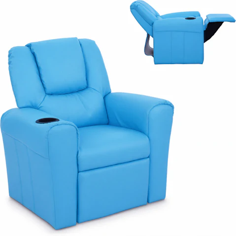 Keezi Kids Luxury Recliner Sofa - Blue