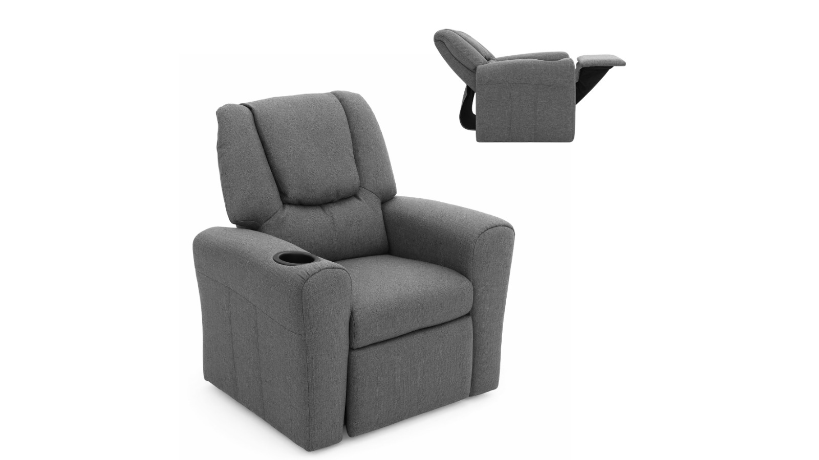 Keezi Kids Luxury Recliner Sofa - Grey