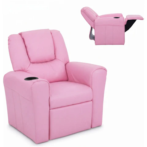 Keezi Kids Luxury Recliner Sofa - Pink