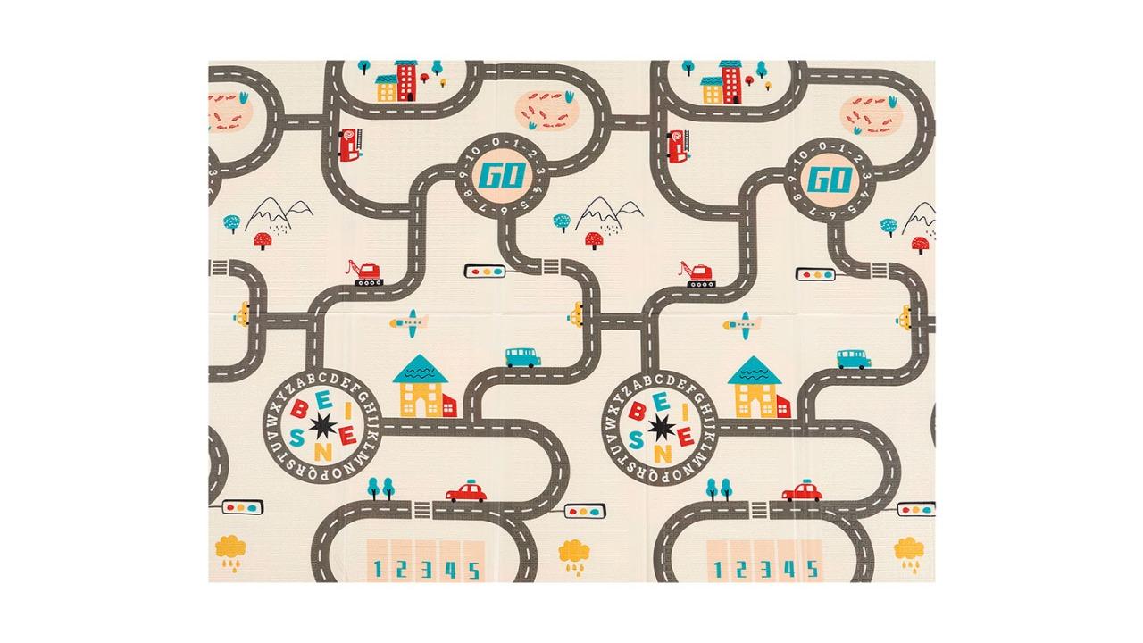 Playpals Baby Crawling Play Mat - Cars