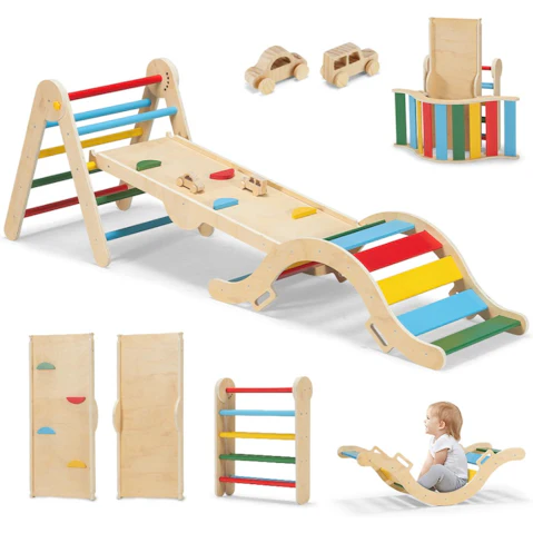 PlayPals 6-in-1 Pikler Triangle Set