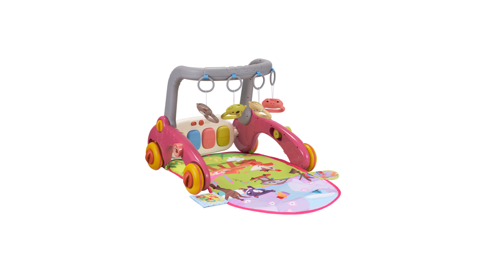 PlayPals 7-in-1 Baby Play Mat - Pink