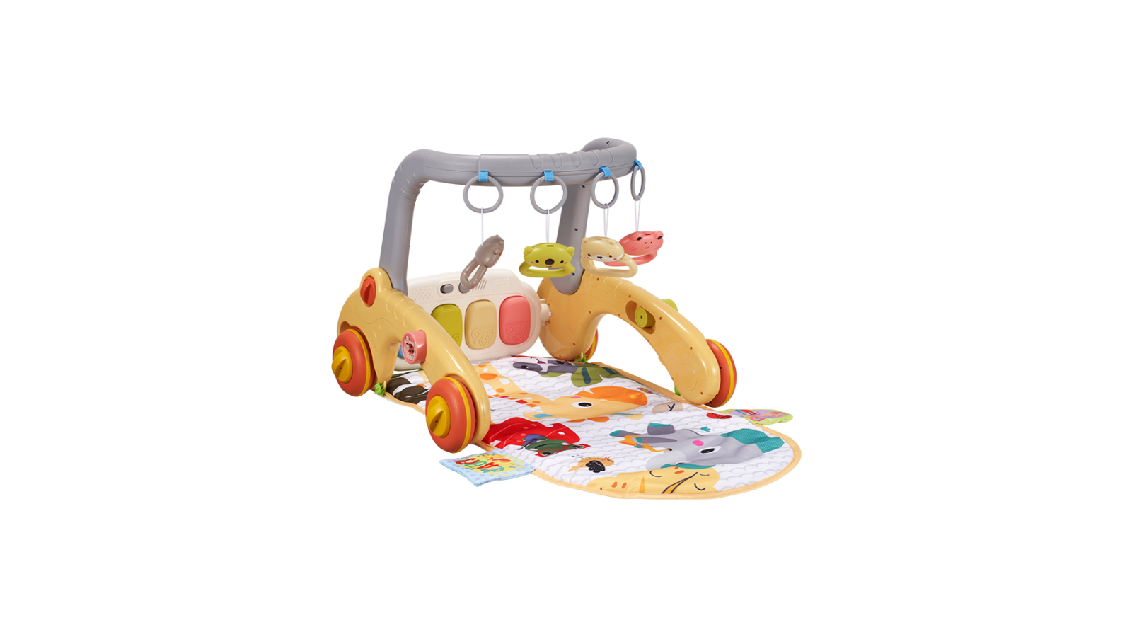 PlayPals 7-in-1 Baby Play Mat - Yellow