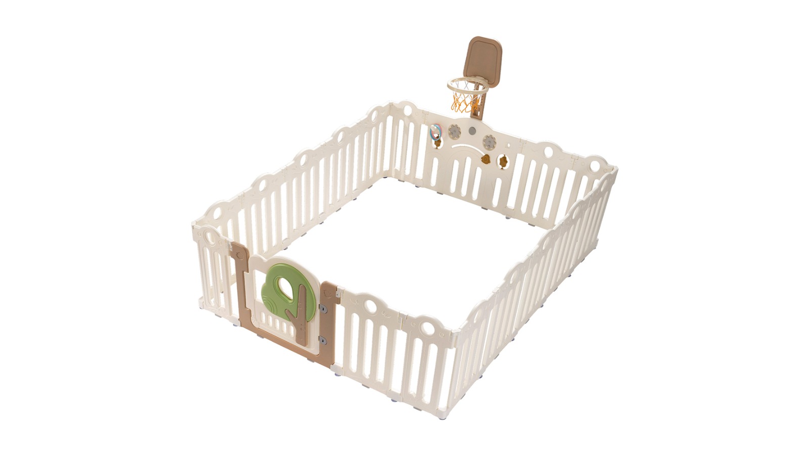 Playpals Kids 18-Panel Foldable Playpen