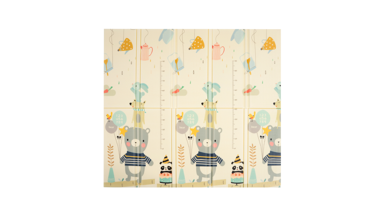 Playpals Kids 2cm Thick Bear Play Mat