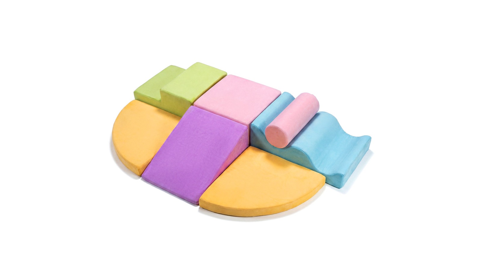Playpals 7 Piece Kids Foam Climbing Block