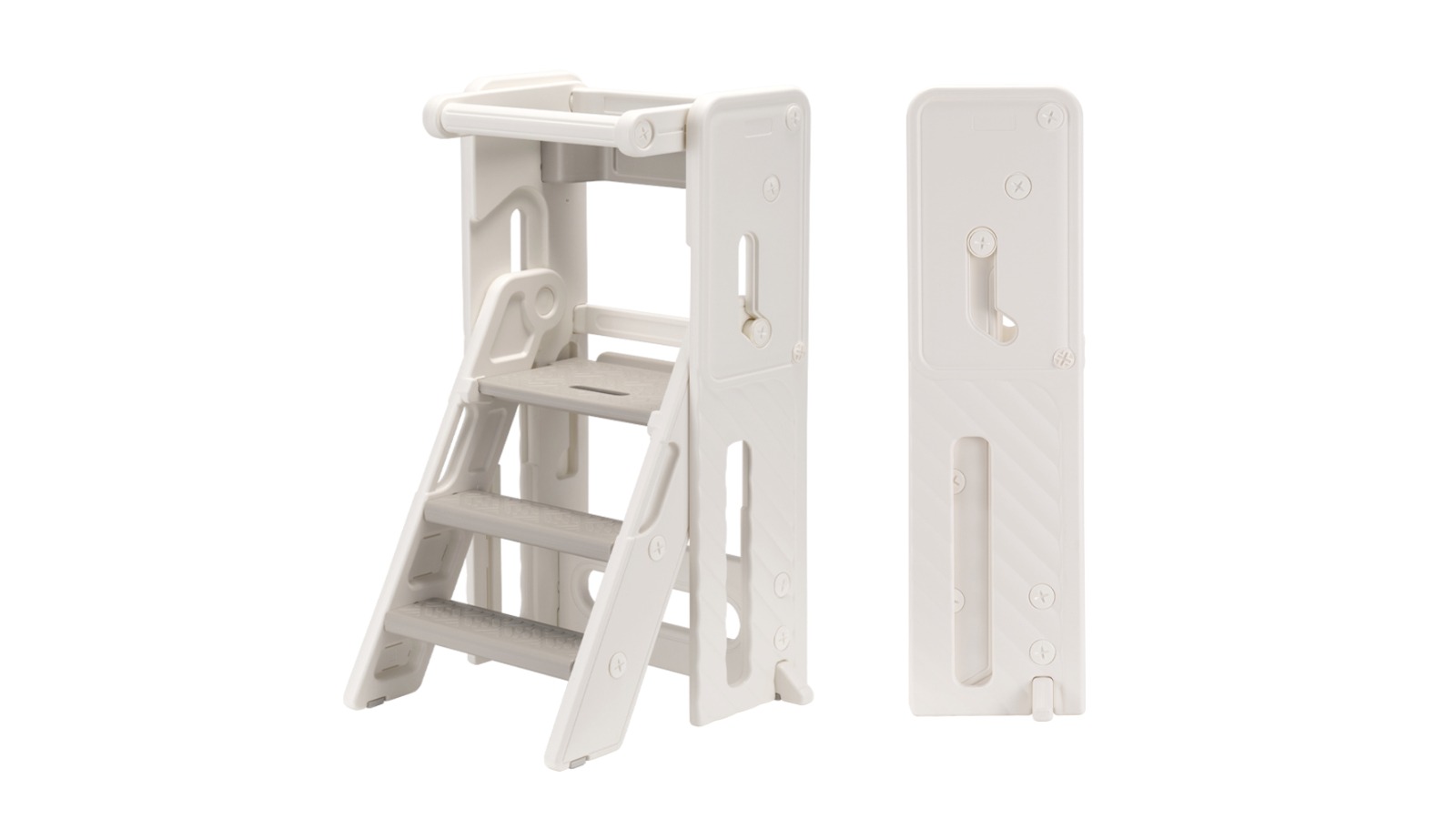 Playpals Foldable Toddler Tower - Grey
