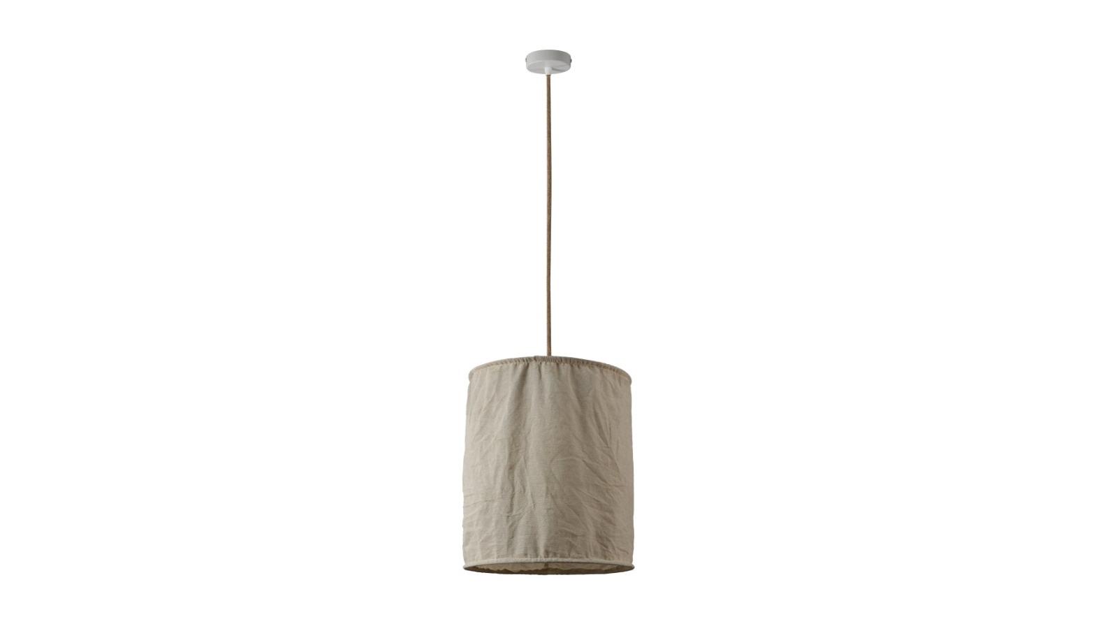 Luminea Kidika Linen Pendant Lamp Light Natural - Large