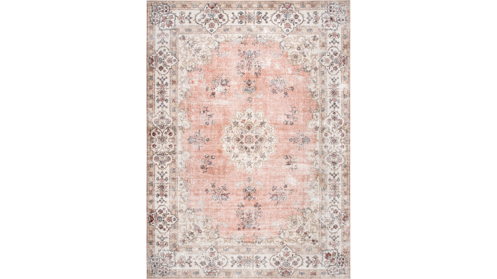 The Weave Studio Bond Coco Peach Rug - 220 x 150cm | Harvey Norman