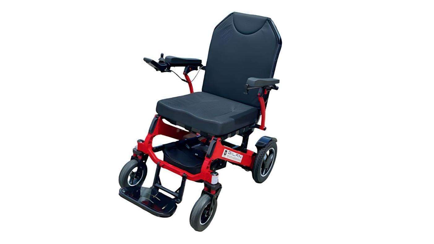 Gilani Engineering D39 Super Load-Bearing Electric Wheelchair - Red