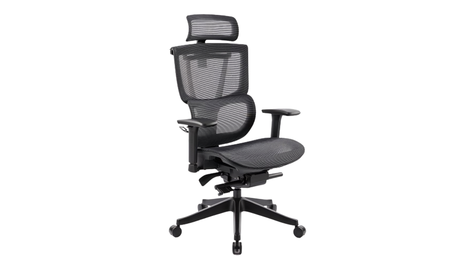 Maestro Furniture Kiran High Back Full Mesh Adjustable Ergonomic Office Chair - Black