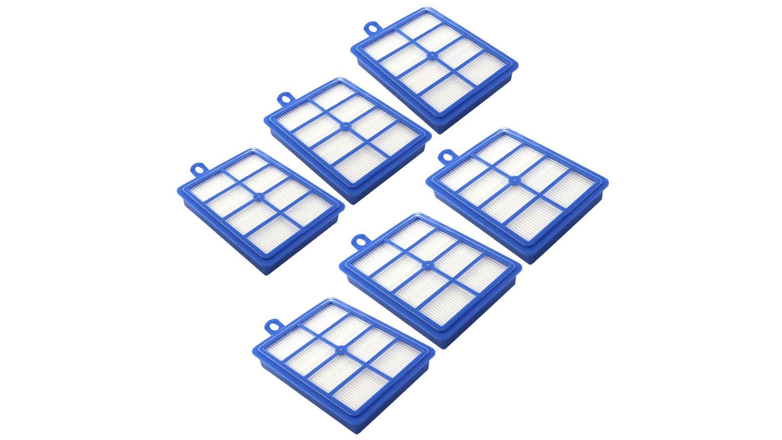 Hygieia Pack of 6 HEPA Filter for Electrolux, Volta, Wertheim, Phillips, AEG and Tornado