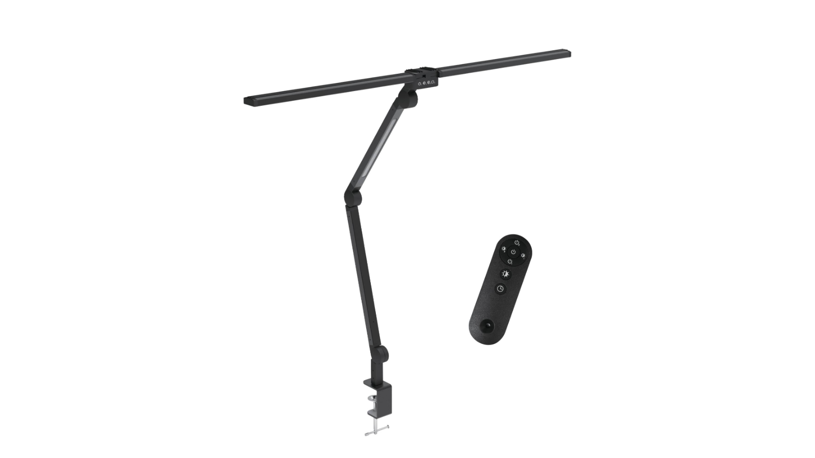 Kitchee Tri-Fold Dimmable LED Desk Lamp with Clamp