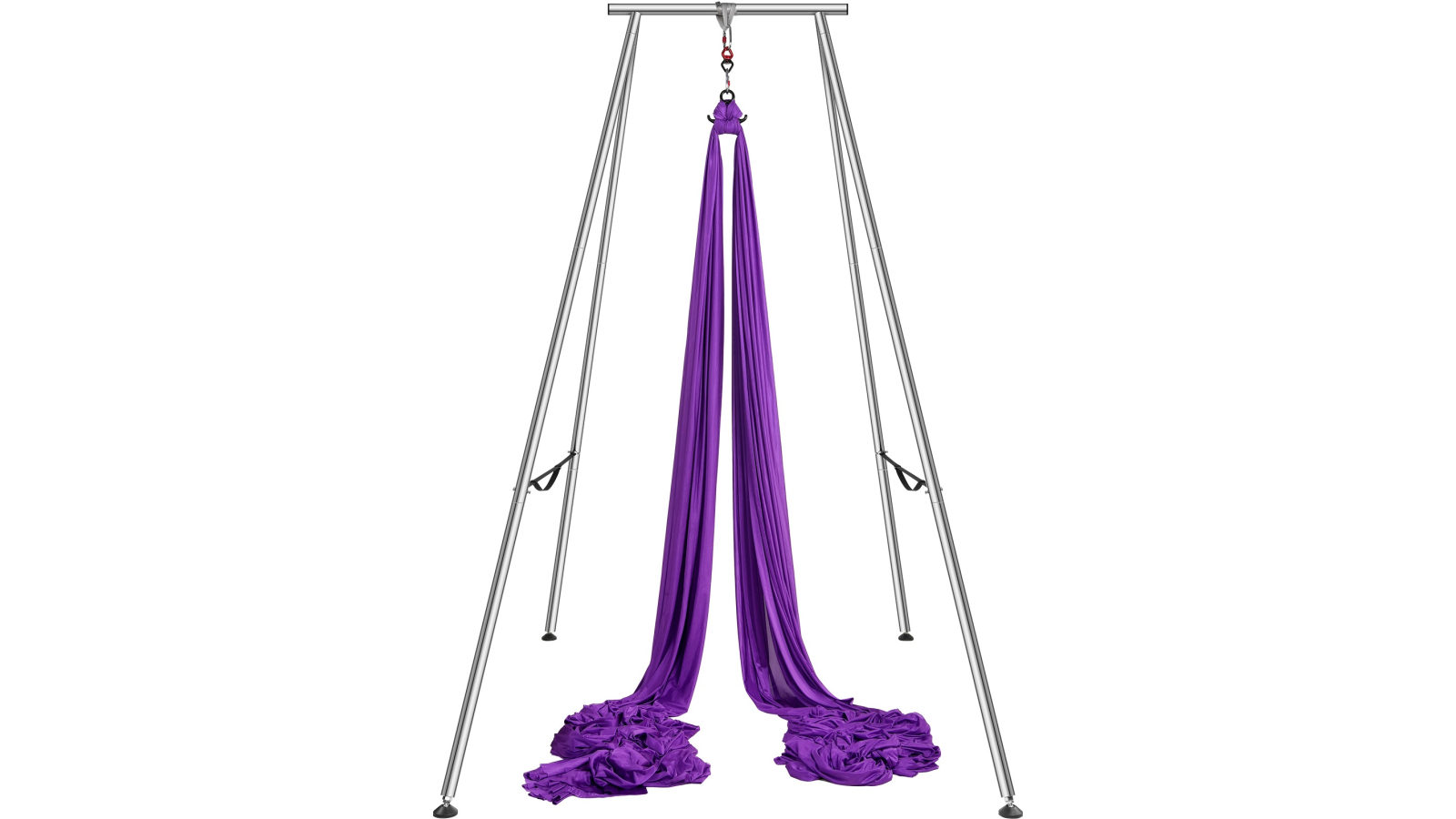 Vevor Yoga Swing Stand Hammock Aerial Silk Kit Yoga Frame - Purple