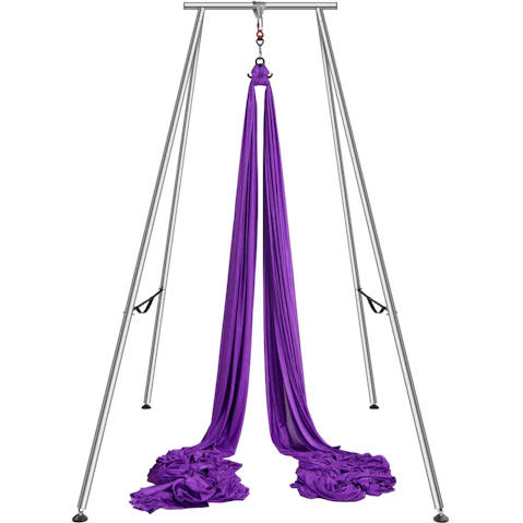 Vevor Yoga Swing Stand Hammock Aerial Silk Kit Yoga Frame - Purple