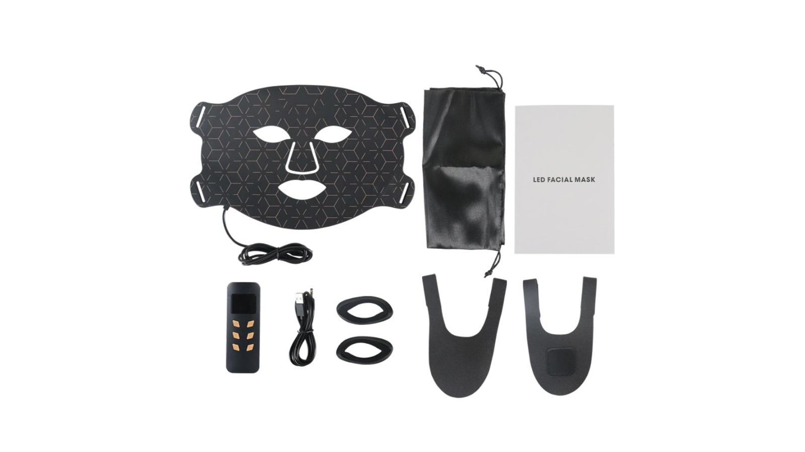 Lescolton 4 Color 240 LEDs Skin Light Therapy Silicone Face Mask