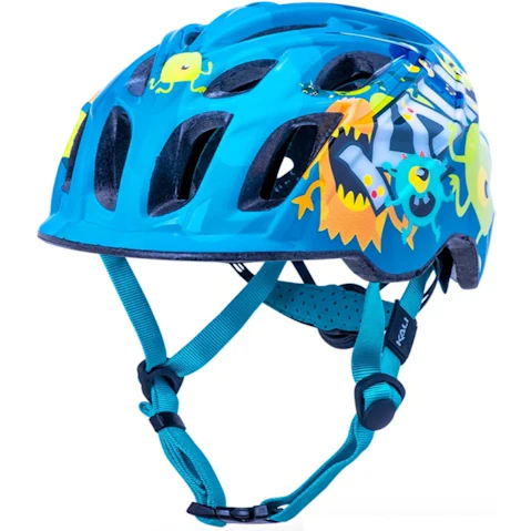Chakra Monsters Blue Kids Bike Helmet