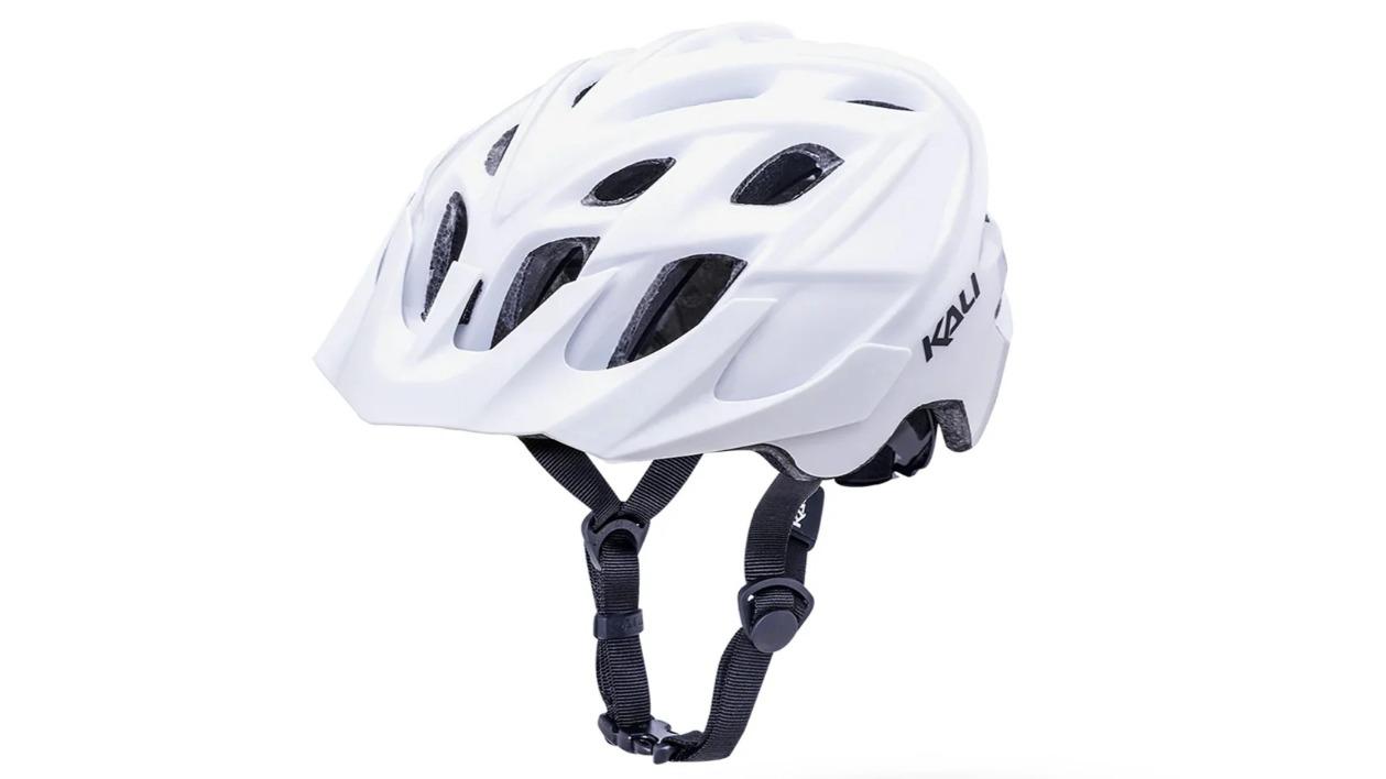 Kali Solid White Chakra Solo Helmet - Large/X-Large