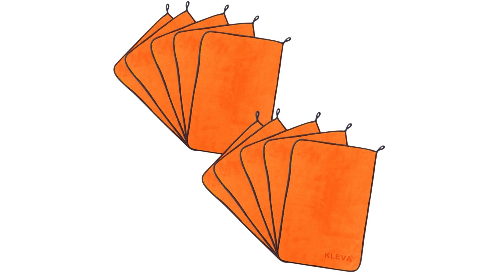 Kleva The World's Best Cleaning Pack of 10 Cloth