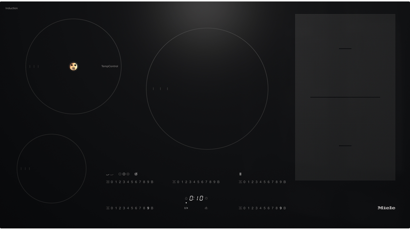 Miele KM78992 FL 5 Zone Induction Cooktop with Onset Controls Harvey Norman