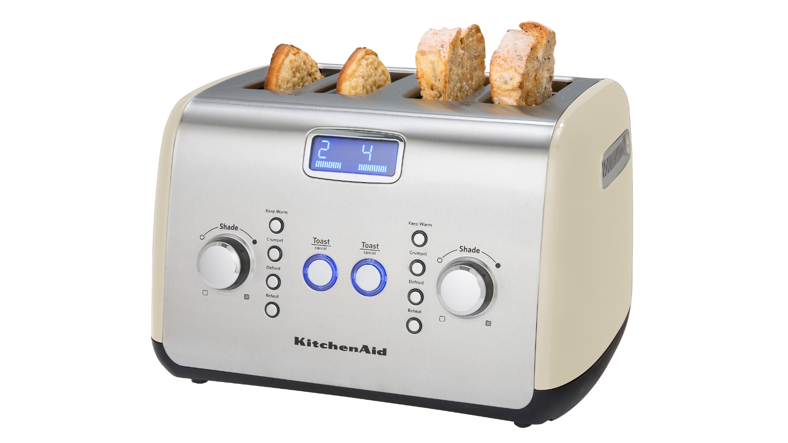 KitchenAid Slice Toaster Almond Cream Harvey Norman