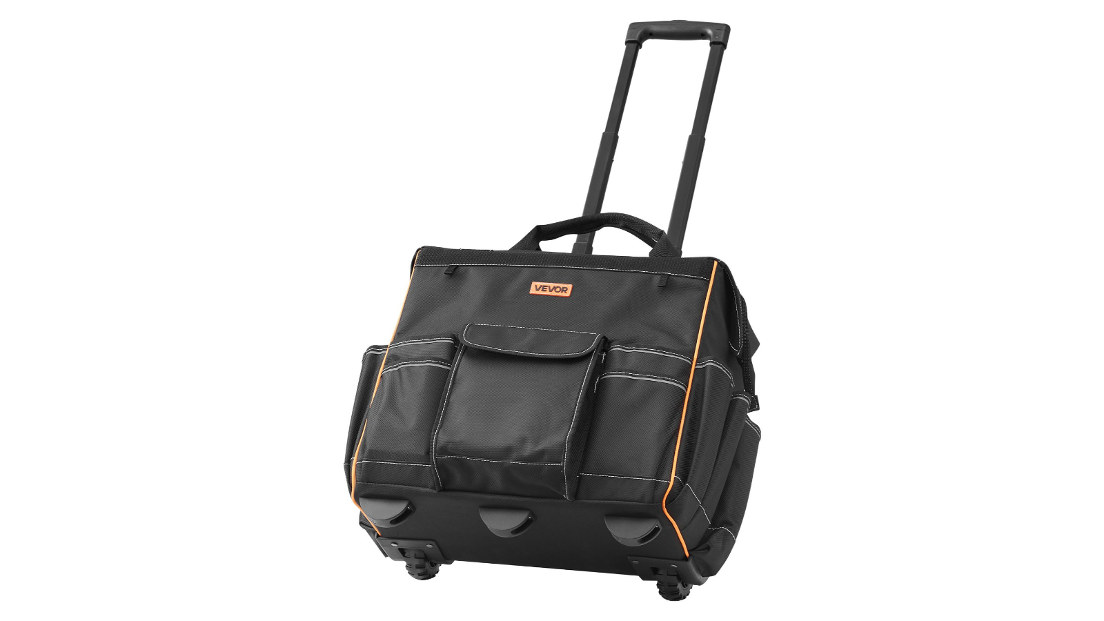 Pretty & Practical Rolling Tool Bag with Telescoping Handle