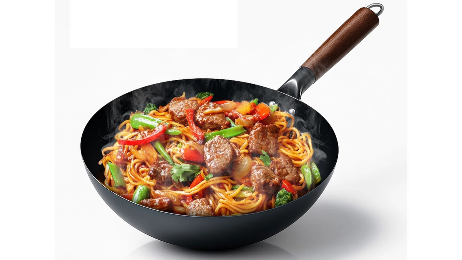 Kleva Kyoto Authentic Steel Wok 28cm Professional Carbon Steel with Natural Non-Stick