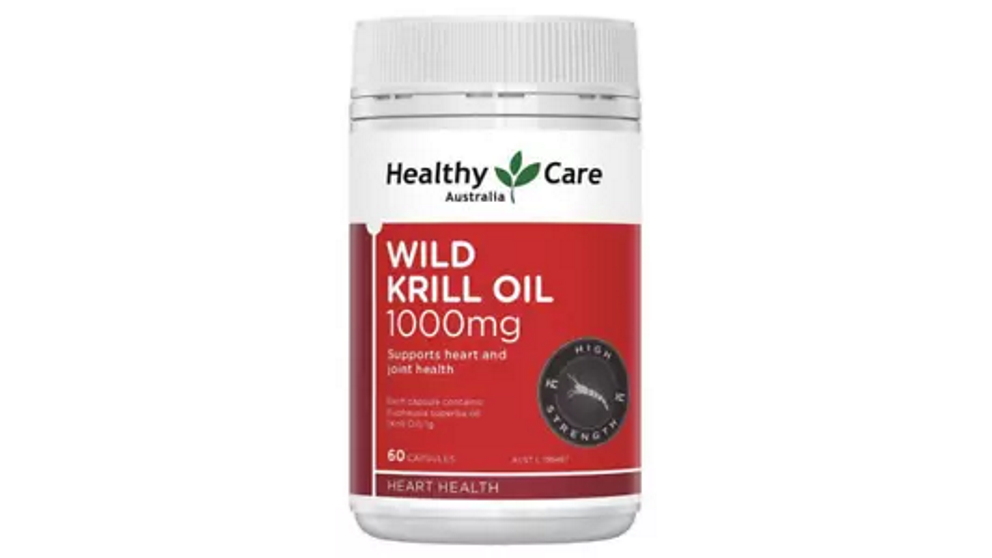 Healthy Care Wild Krill Oil 1000mg 60 Soft Capsules