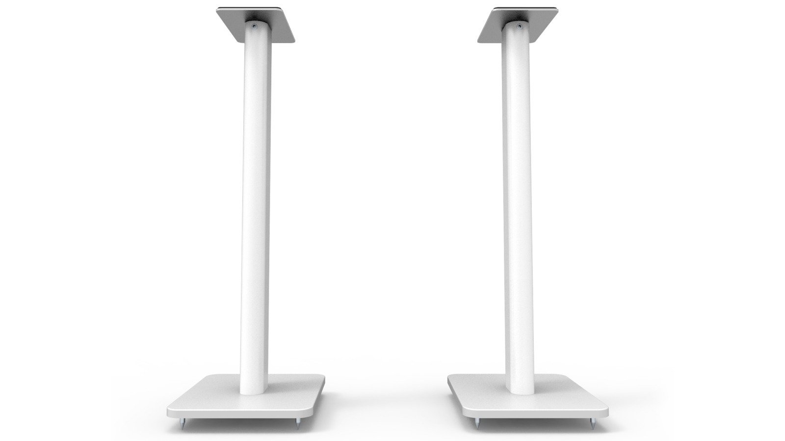 Kanto SP26PL Pair of Tall Bookshelf Speaker Floor Stands - White