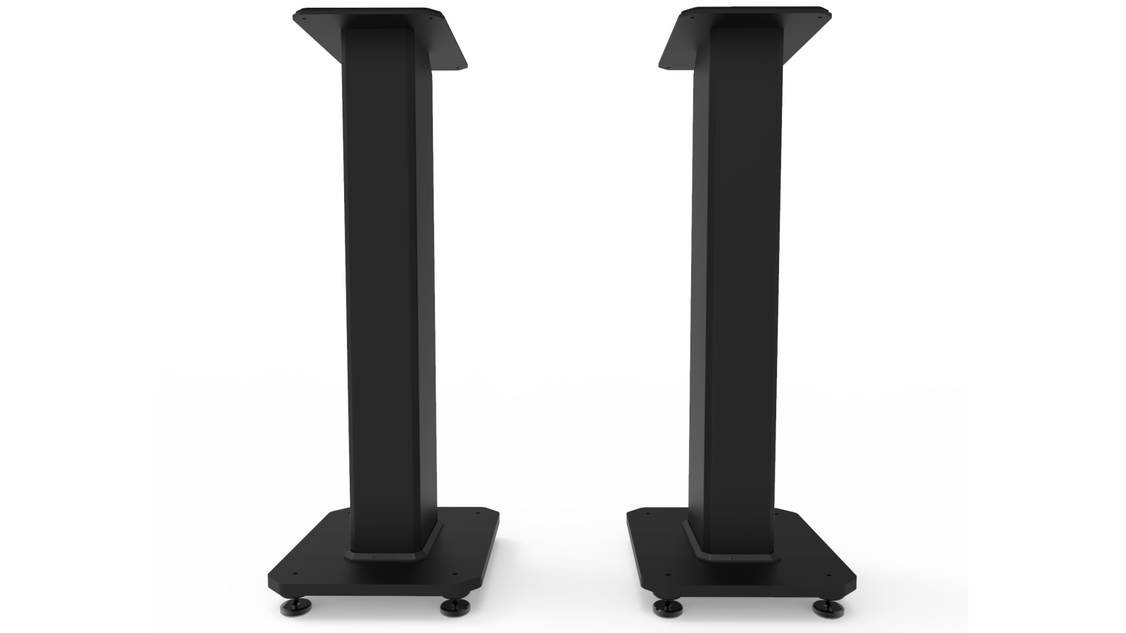 Kanto SX26 Pair of Tall Fillable Speaker Stands - Black