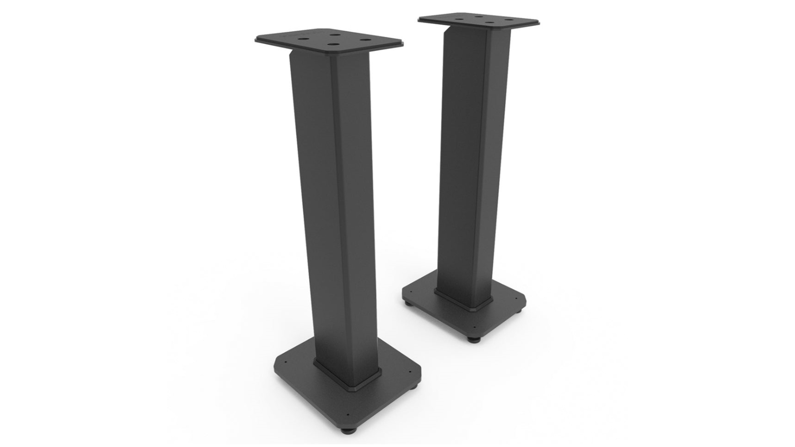 Kanto SX30 30inch Pair of Tall Fillable Speaker Stand with Isolation Feet - Black