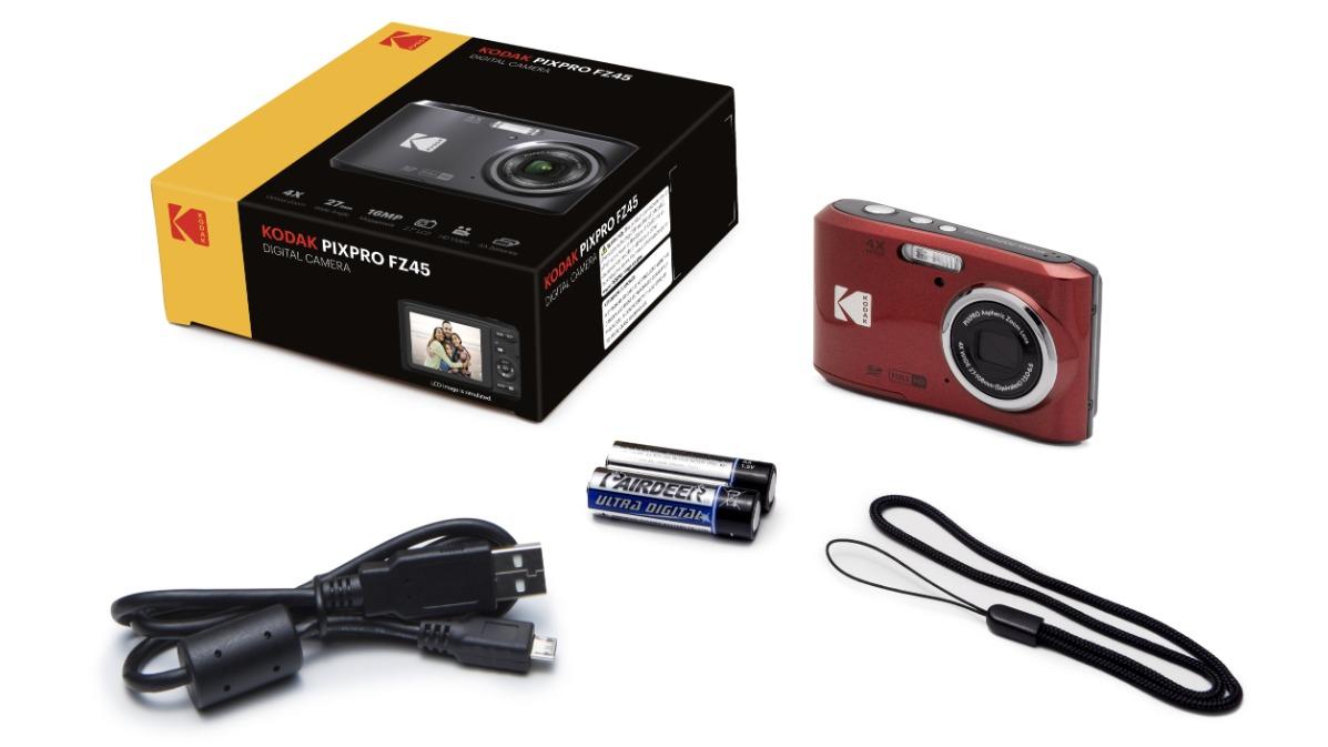 Kodak Pixpro FZ45 - Red | Harvey Norman