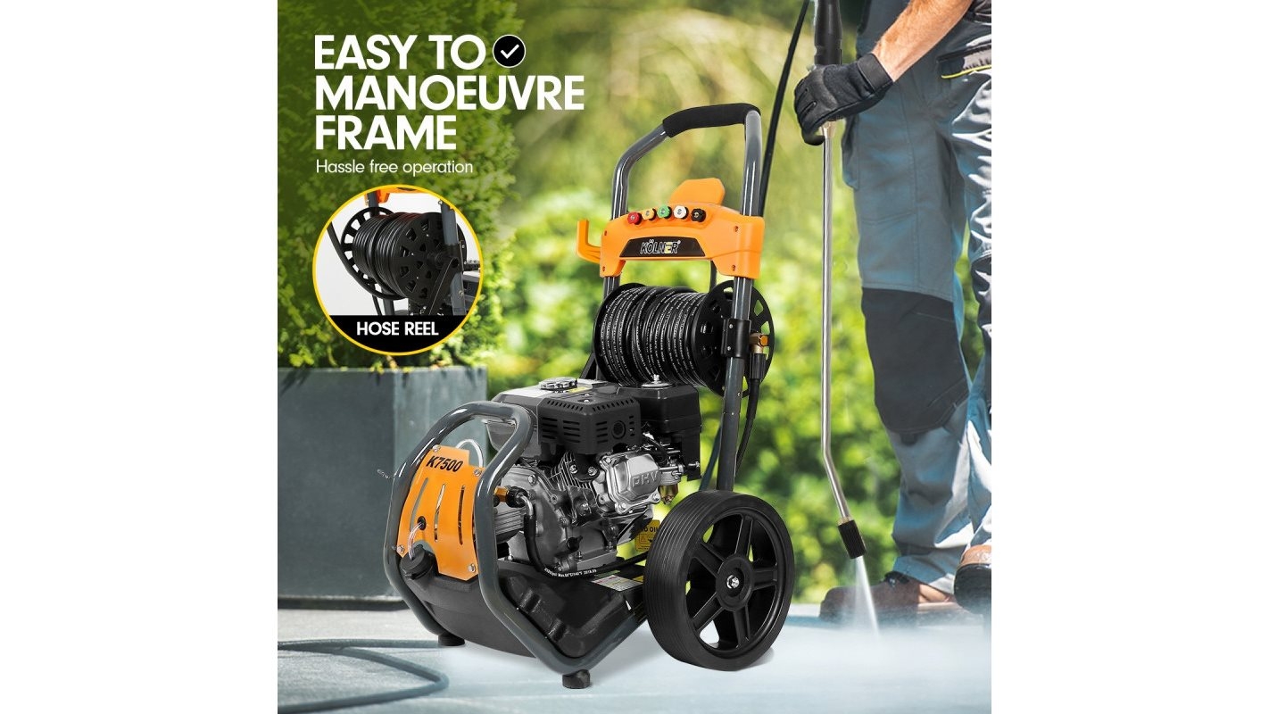 Kolner K7500 4800psi Petrol Engine High Pressure Washer