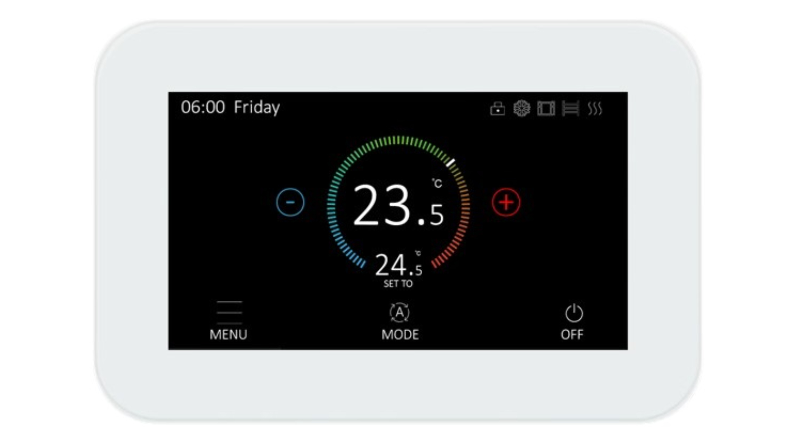 Linsol Konnect 5.1 in Dual Thermostat - White
