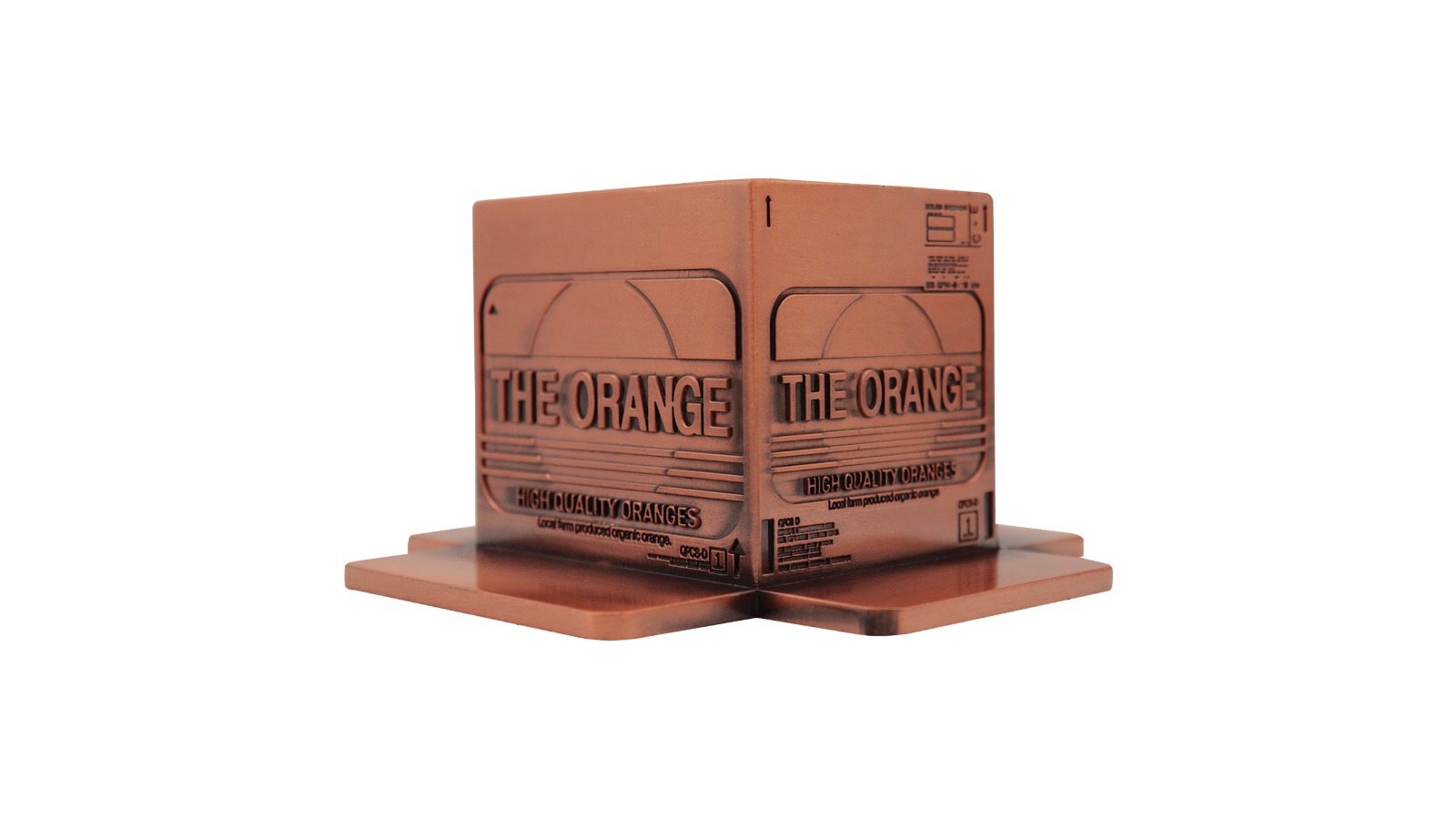 Fanattik 2-Solid Limited Edition Metal Gear Replica Antique Gold Plated Cardboard Box