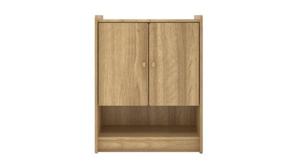 Paragon Kornas 2-Door Wooden Cabinet Storage Shoe Rack