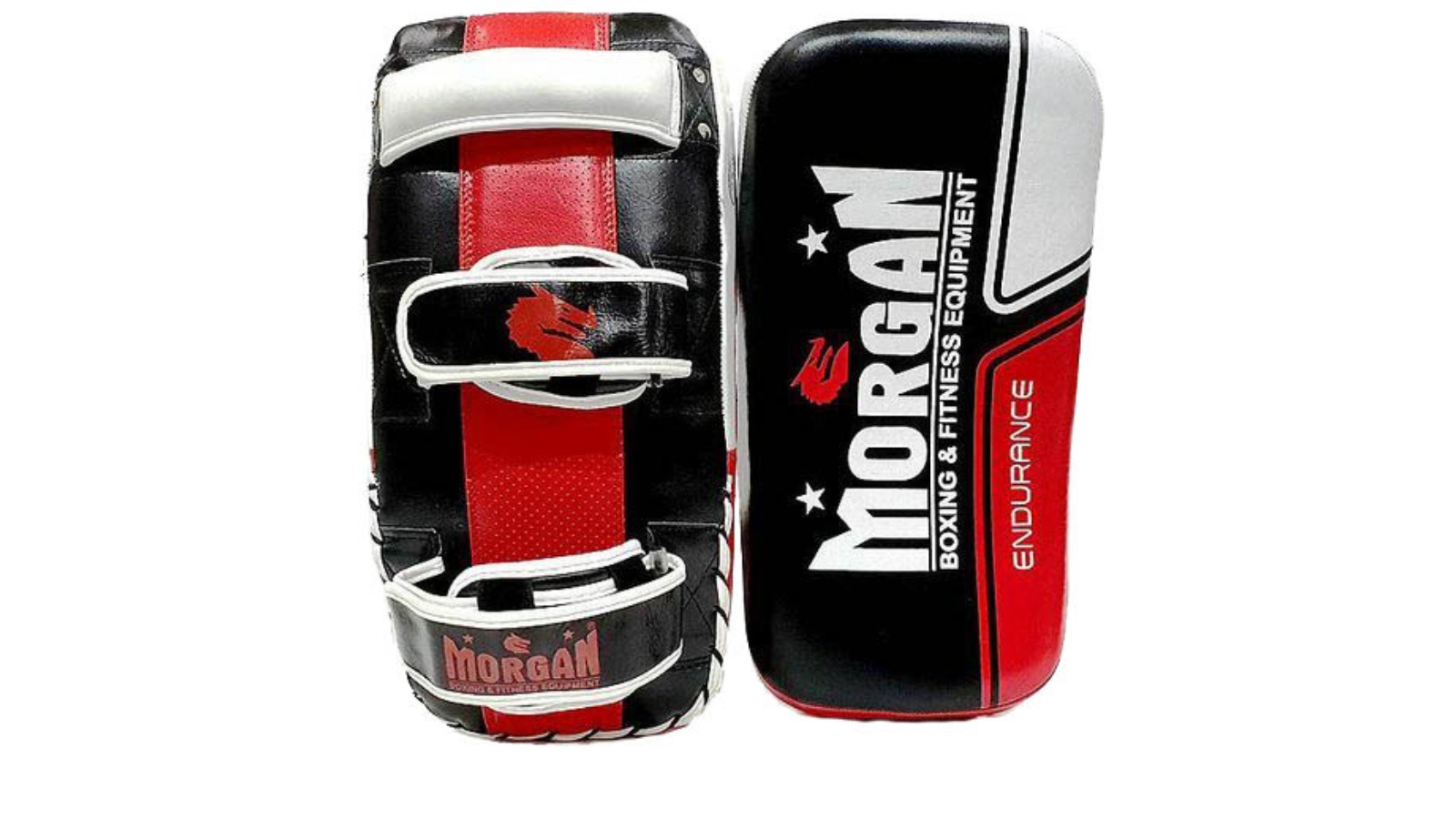 Morgan Sports Morgan Endurance Gel Leather Curved Thai Pads Pair