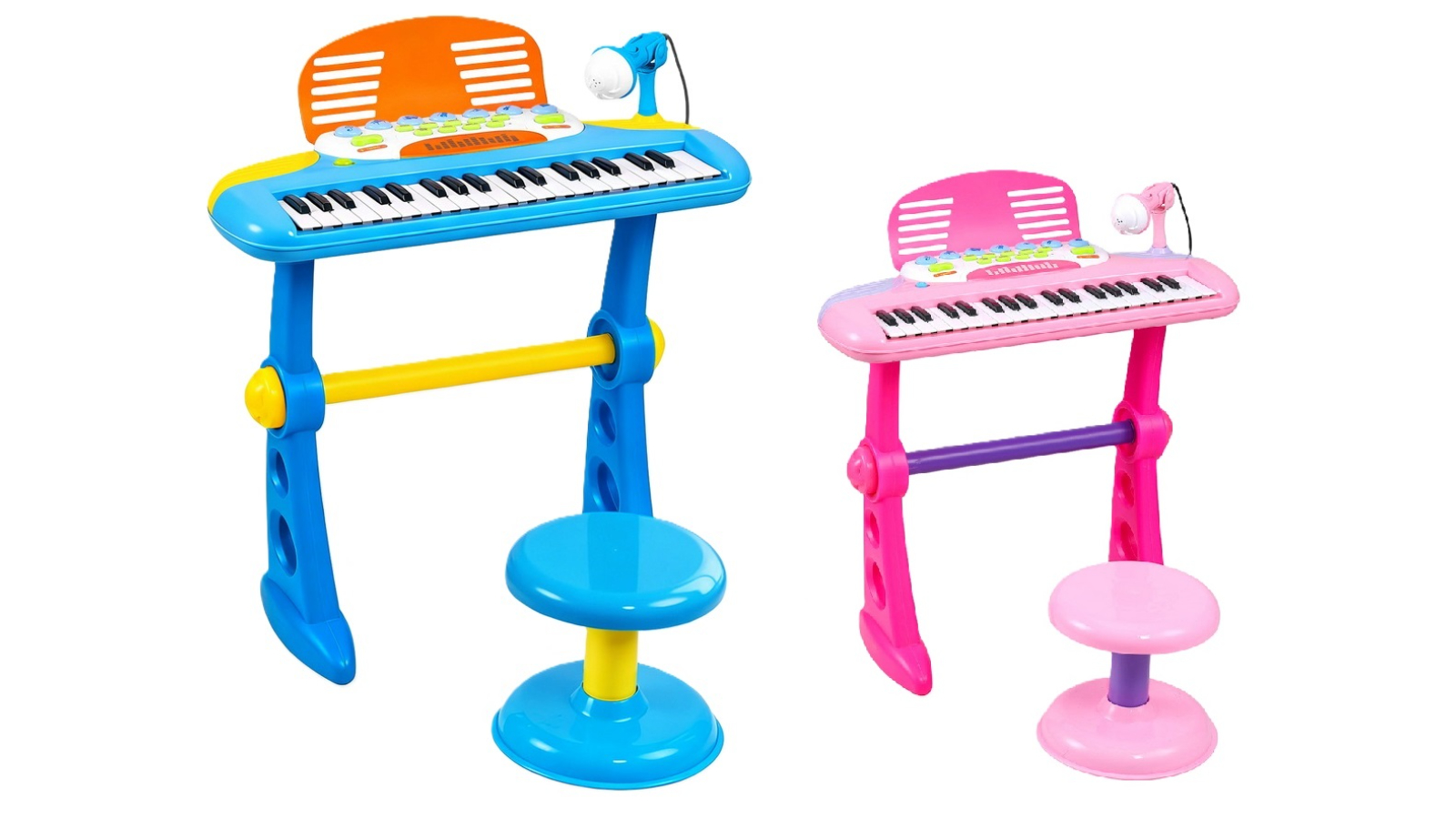 Keezi Kids 37 Keys Electronic Piano Keyboard Set