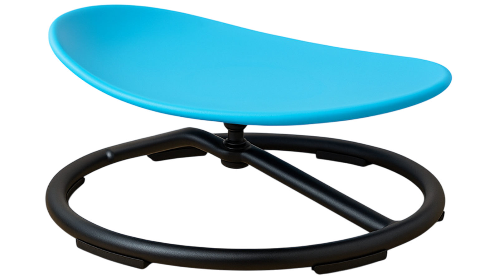 Hello Deals Kids Swivel Chair Rotating Sensory Stool for Balance and Coordination Training - Blue