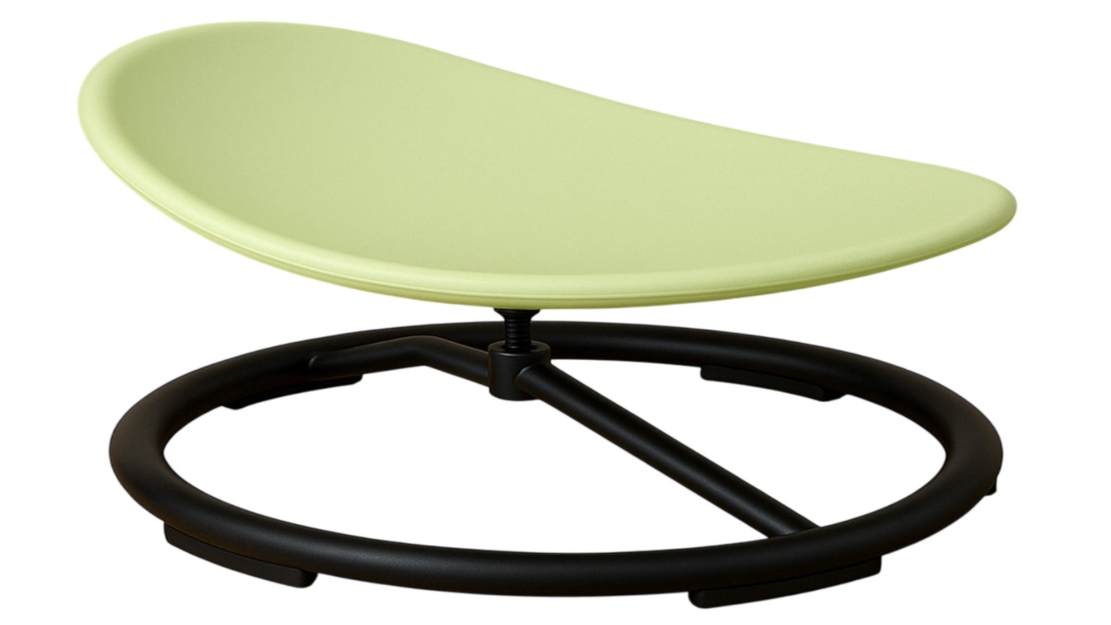 Hello Deals Kids Swivel Chair Rotating Sensory Stool for Balance and Coordination Training - Green