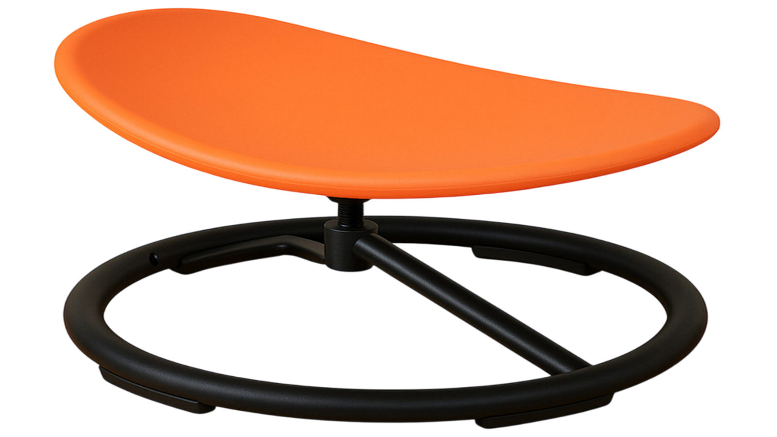 Hello Deals Kids Swivel Chair Rotating Sensory Stool for Balance and Coordination Training - Orange