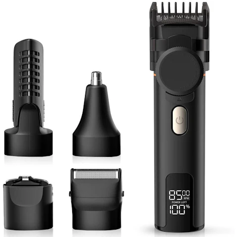 Kleva 5-in-1 Professional Hair Trimmer plus Men's Body and Beard Groomer