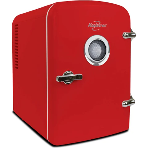 Koolatron 4 Litre Retro Mini Fridge - Red