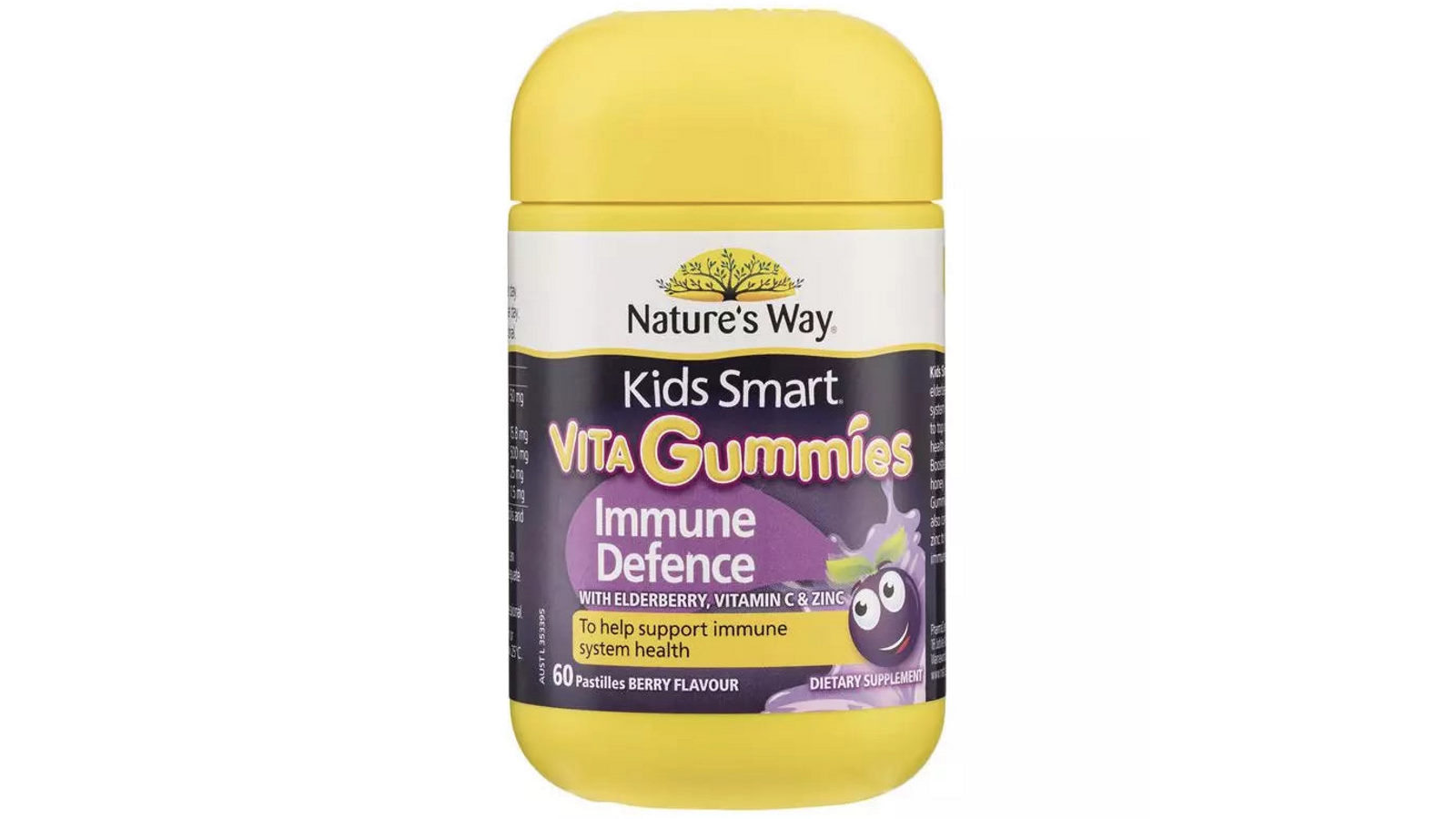 Nature's Way 60 Pastilles Kid Smart Vita Gummies Kids Immune Defence