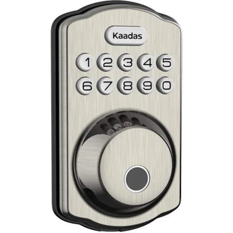 Kaadas KS02 Deadbolt Lock Fingerprint - Satin Nickel
