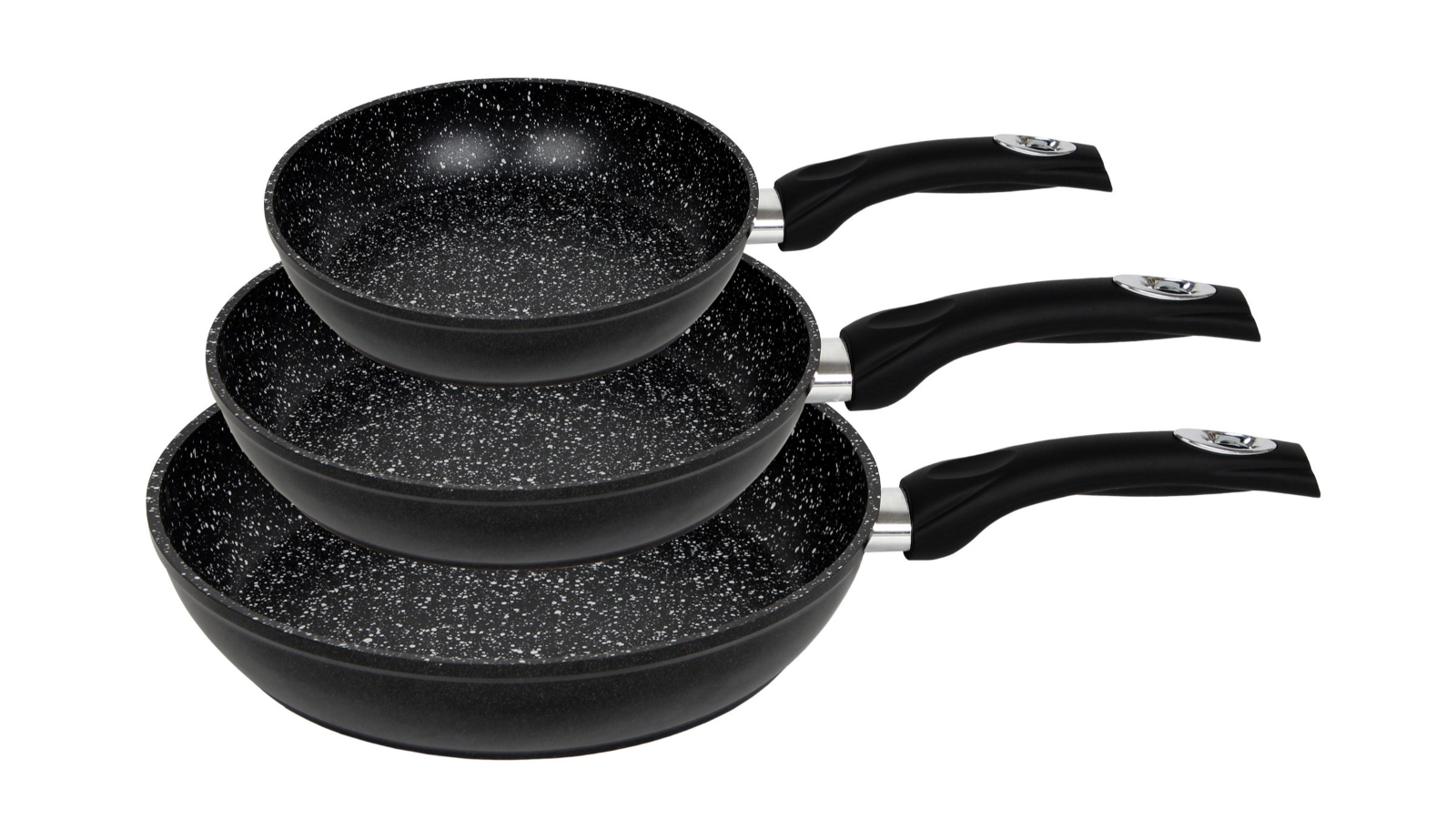 Healthy Choice 3 Piece Forged Frypan Set with Non-Stick Coating